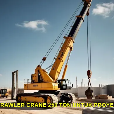 crawler crane 250 ton untuk proyek